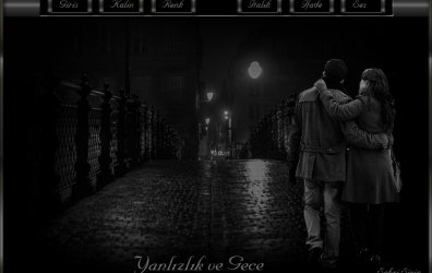 Yanlızlık ve gece .. Bayan tema