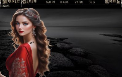 gizemli kız bayan tema